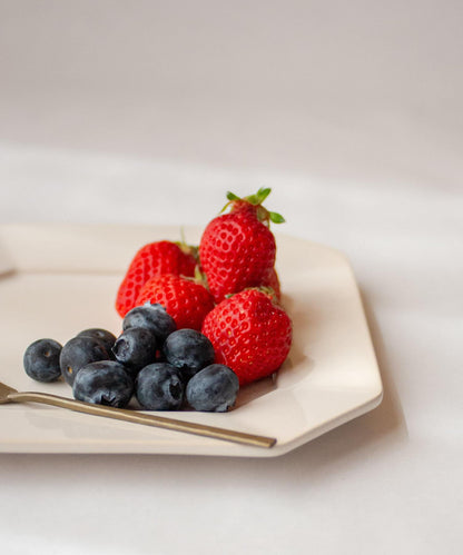 光泉窯 正八角盤