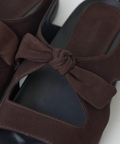 《SALONDEJU》蝴蝶結款涼鞋