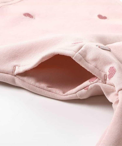 愛心蝴蝶結刺繡荷葉邊短外套