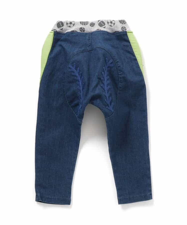 運動鞋口袋&臀部球形哈倫褲 十分褲長