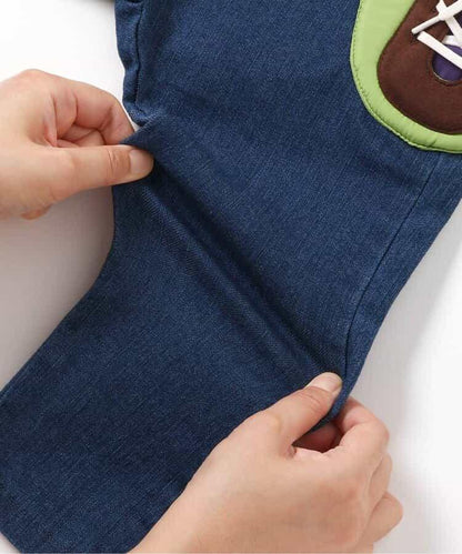 運動鞋口袋&臀部球形哈倫褲 十分褲長