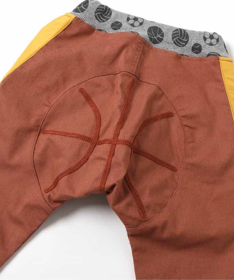 運動鞋口袋&臀部球形哈倫褲 十分褲長