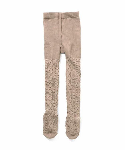 麻花編織高腰打底褲