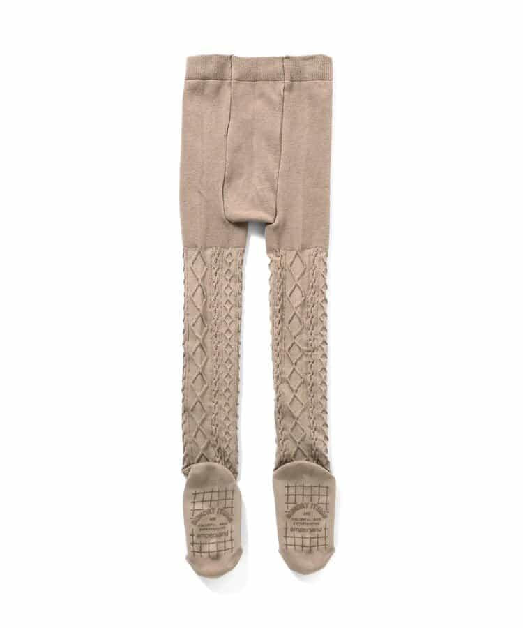 麻花編織高腰打底褲