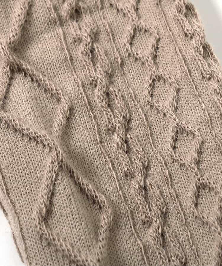 麻花編織高腰打底褲