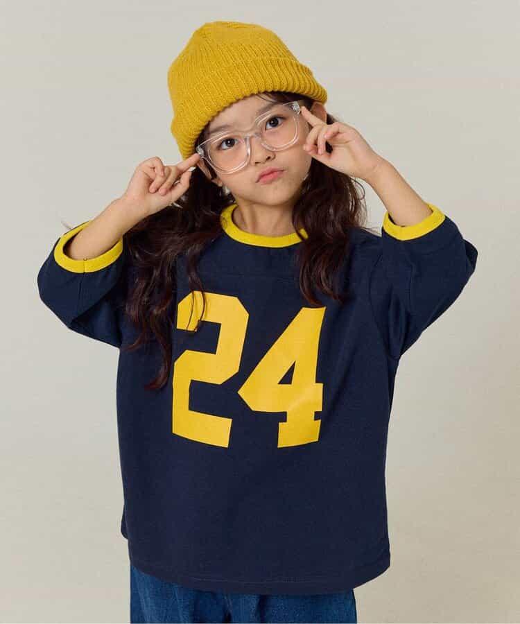 KUDOS拼色數字印花T恤