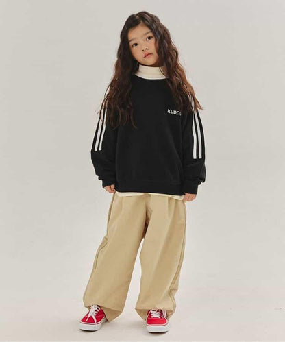 KUDOS 柔軟磨毛高領長袖T恤