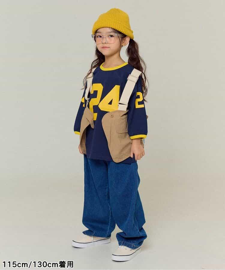 KUDOS拼色數字印花T恤