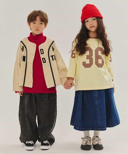 KUDOS 柔軟磨毛高領長袖T恤