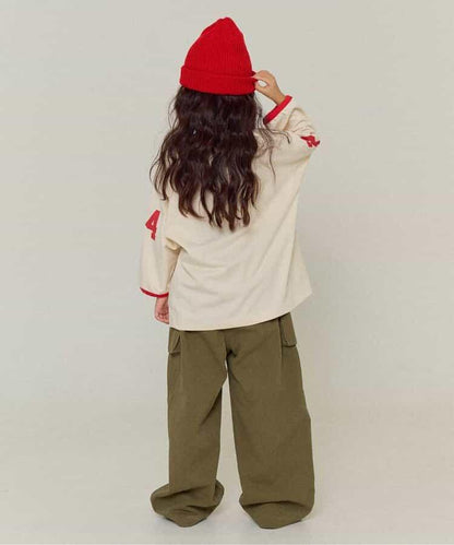 KUDOS拼色數字印花T恤