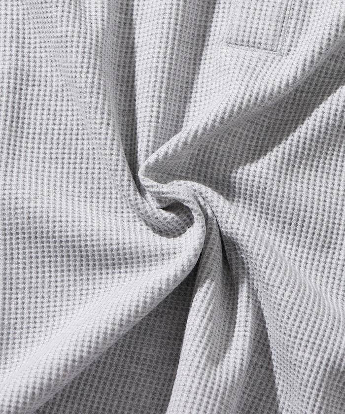 短款保暖亨利領T恤