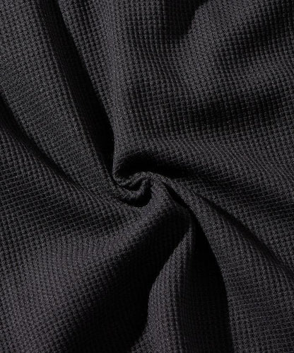 短款保暖亨利領T恤