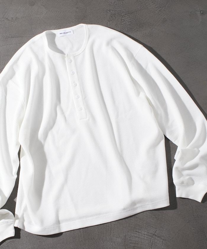 短款保暖亨利領T恤