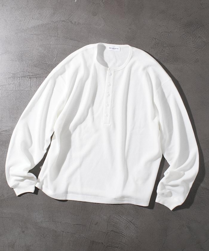 短款保暖亨利領T恤