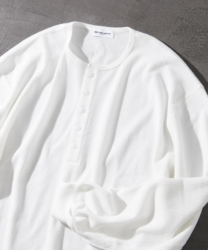 短款保暖亨利領T恤