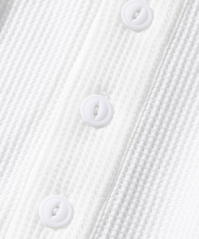 短款保暖亨利領T恤