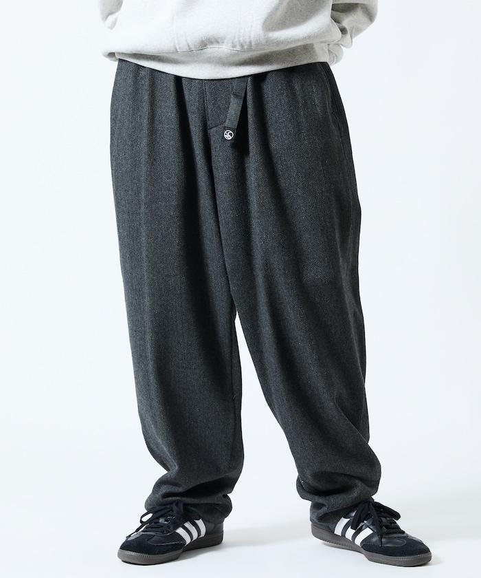 寬鬆版型羊毛感攀巖褲