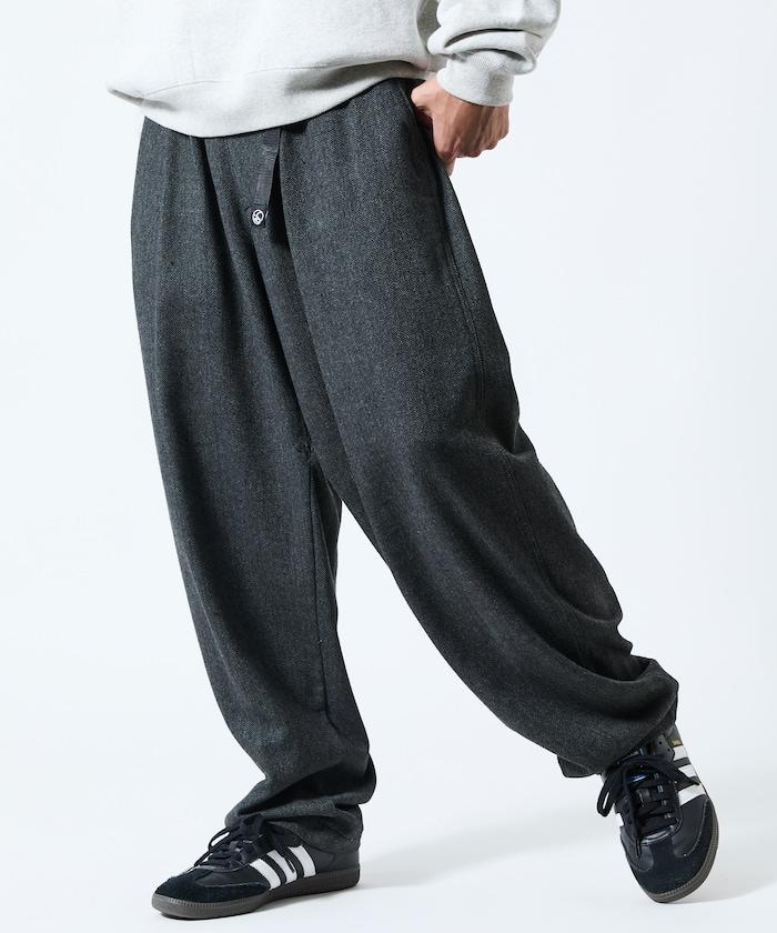 寬鬆版型羊毛感攀巖褲