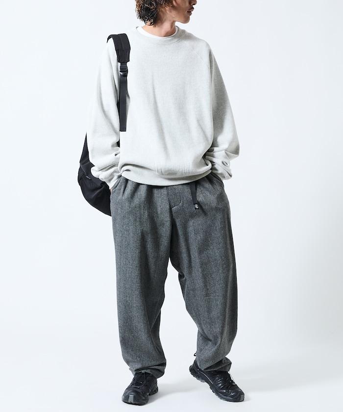 寬鬆版型羊毛感攀巖褲