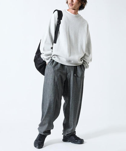 寬鬆版型羊毛感攀巖褲