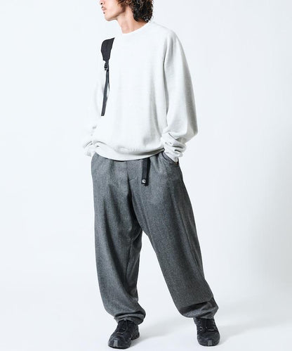 寬鬆版型羊毛感攀巖褲