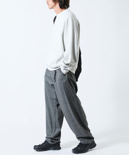 寬鬆版型羊毛感攀巖褲