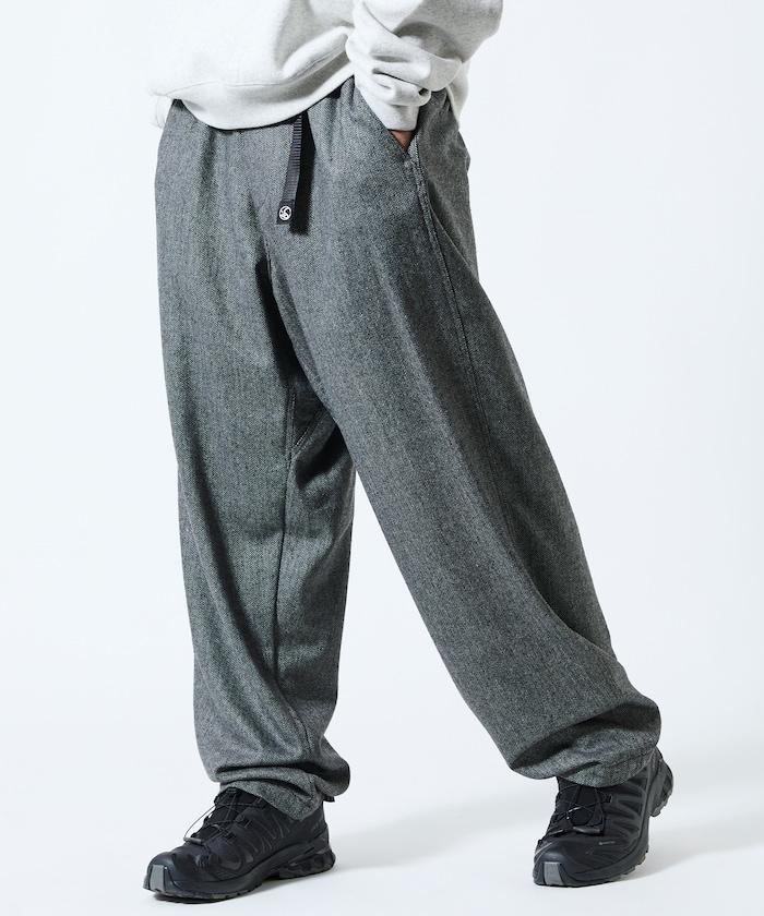 寬鬆版型羊毛感攀巖褲