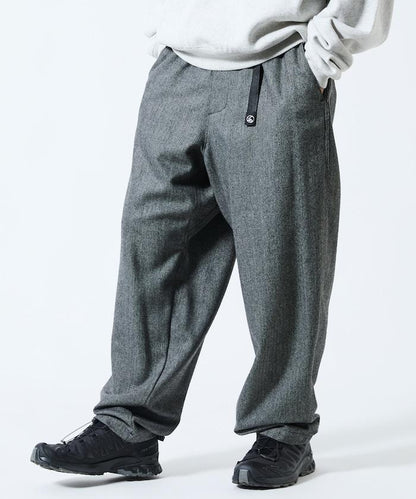 寬鬆版型羊毛感攀巖褲