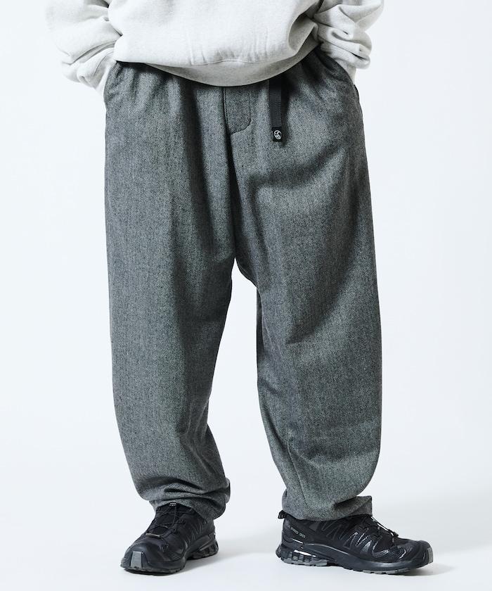 寬鬆版型羊毛感攀巖褲