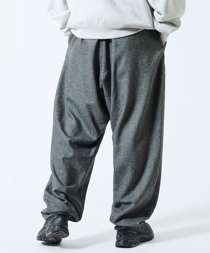 寬鬆版型羊毛感攀巖褲