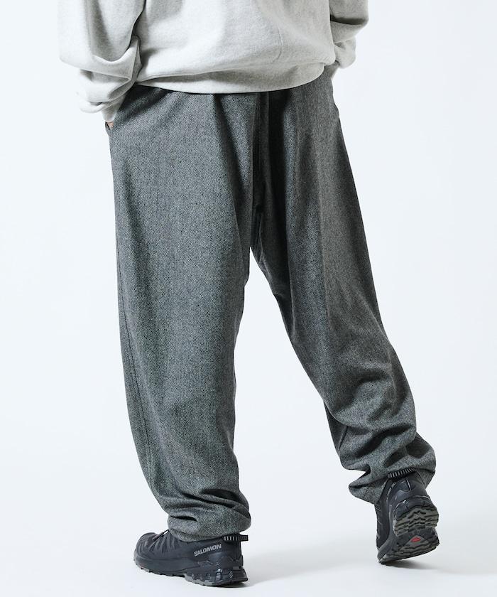 寬鬆版型羊毛感攀巖褲