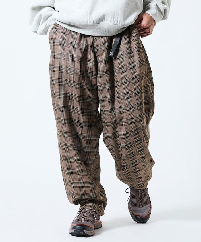 寬鬆版型羊毛感攀巖褲