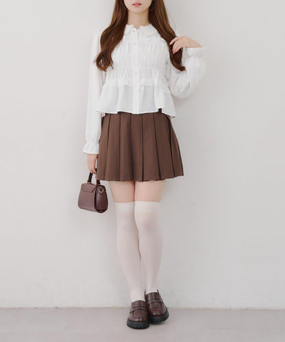 【RMAF】褶皺大翻領襯衫