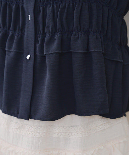 【RMAF】褶皺大翻領襯衫