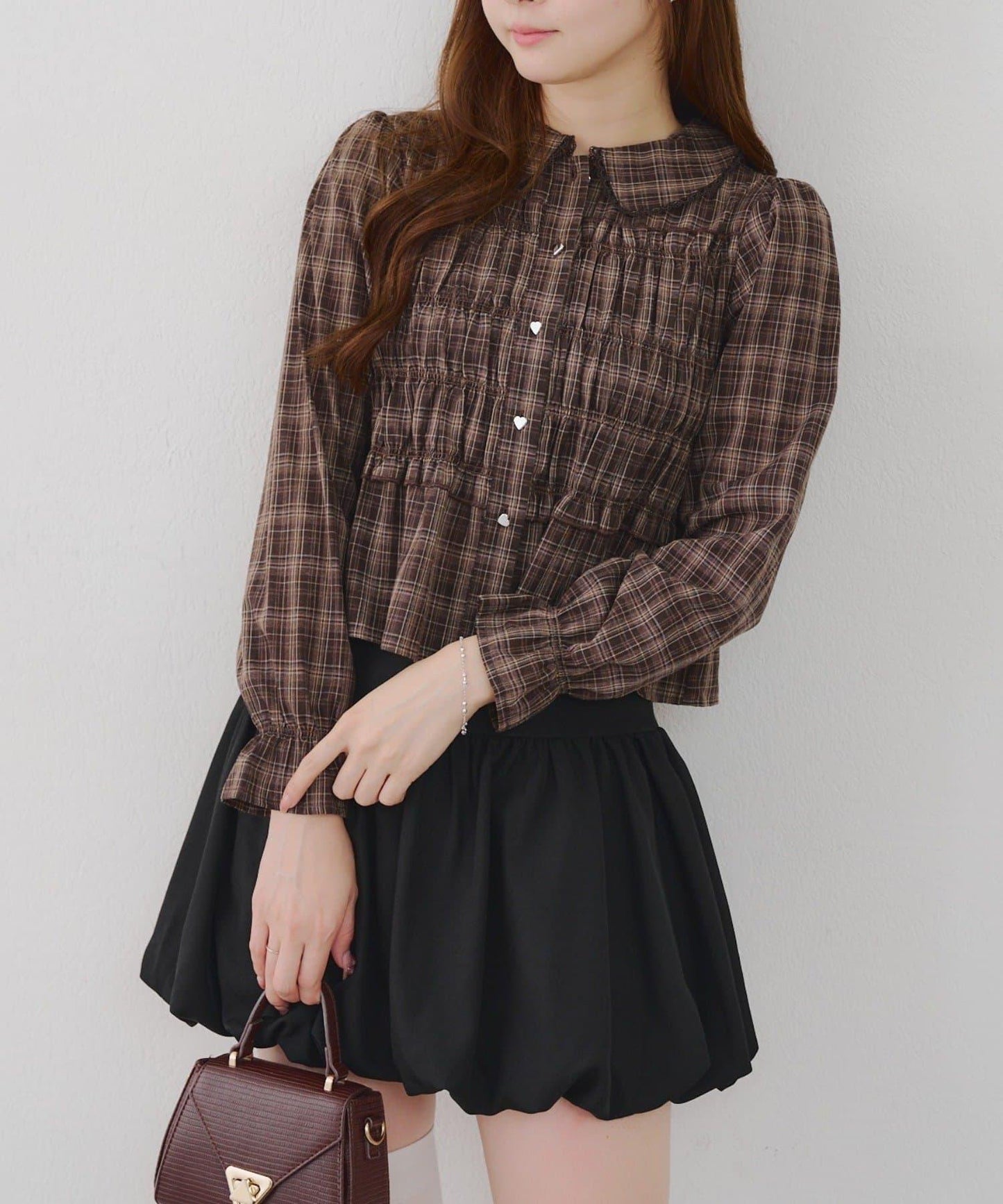 【RMAF】褶皺大翻領襯衫