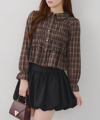 【RMAF】褶皺大翻領襯衫