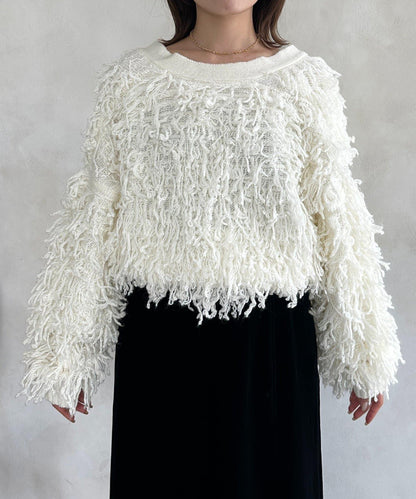 流蘇短款開衫