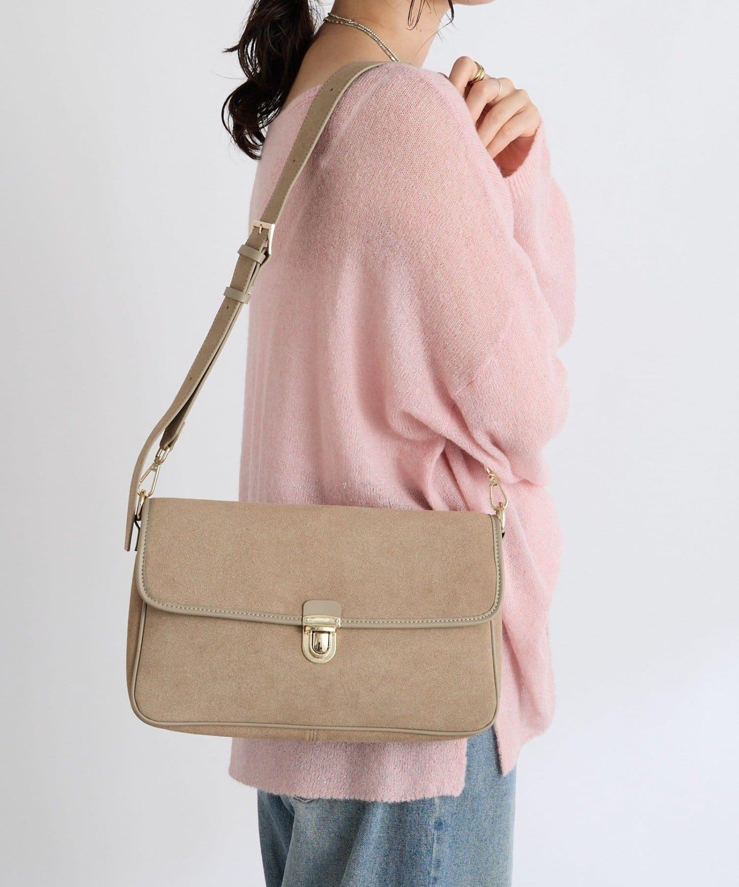 【RIVE DROITE】翻蓋單肩包