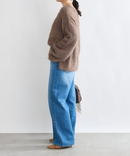 【復刻/前後兩穿】混色羽毛兩穿針織衫