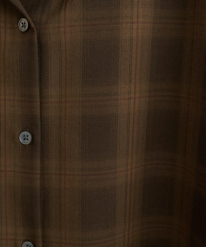 格紋襯衫套頭衫