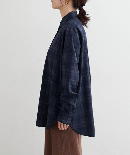 格紋襯衫套頭衫