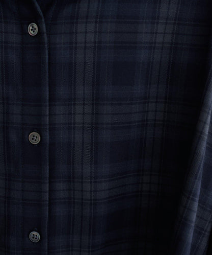 格紋襯衫套頭衫