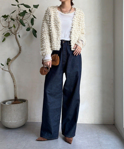 【DouDou】圈圈紗針織夾克