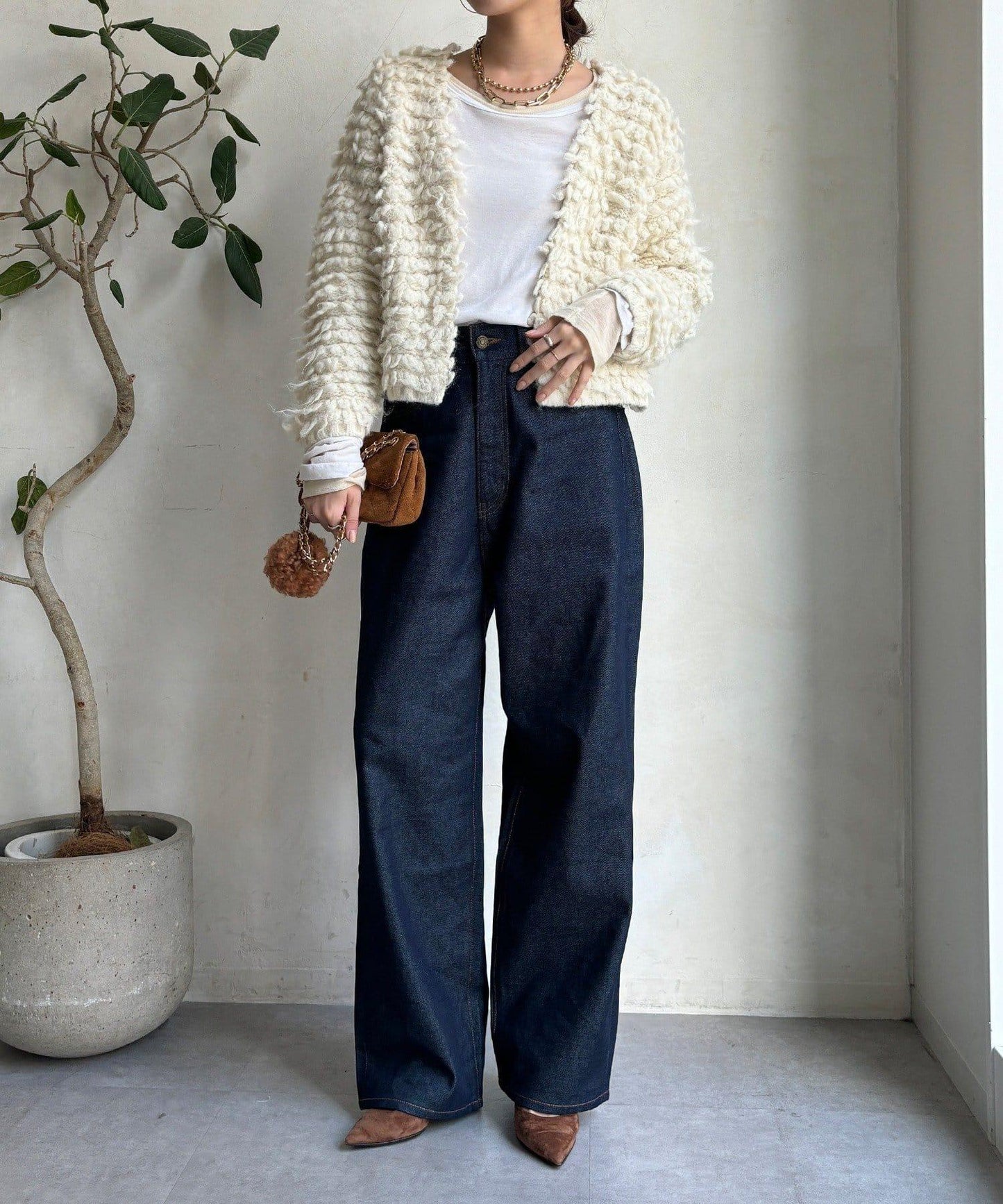 【DouDou】圈圈紗針織夾克