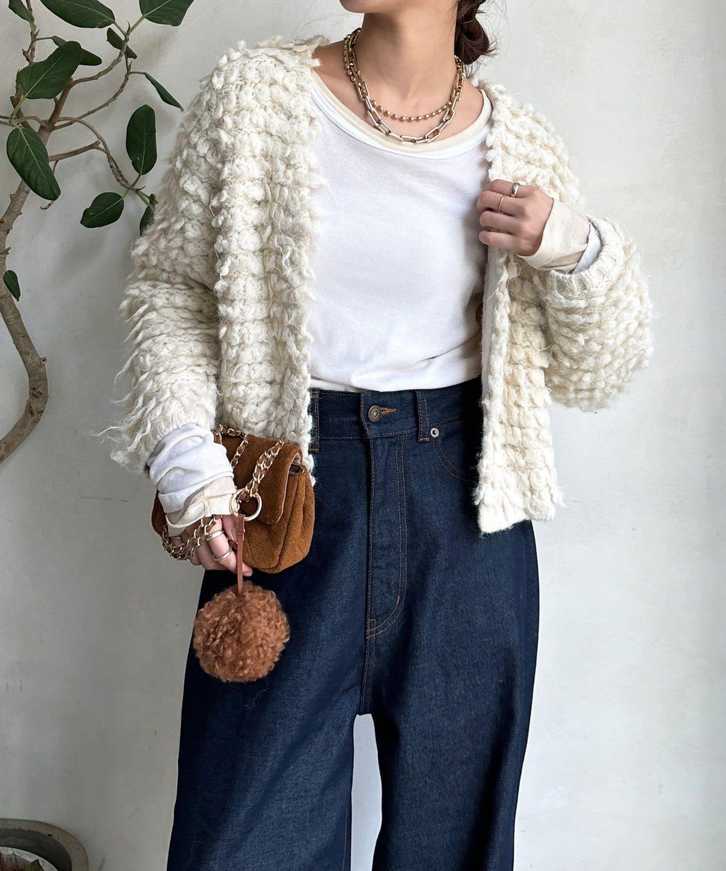 【DouDou】圈圈紗針織夾克