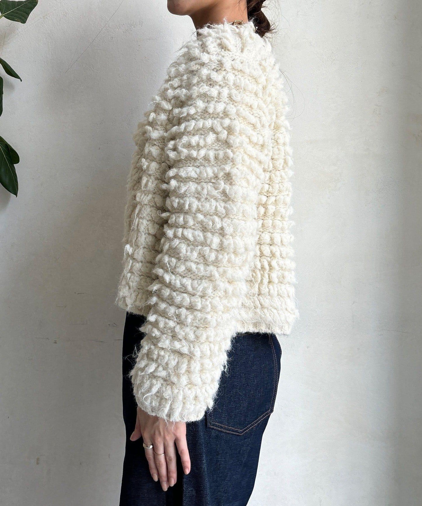 【DouDou】圈圈紗針織夾克