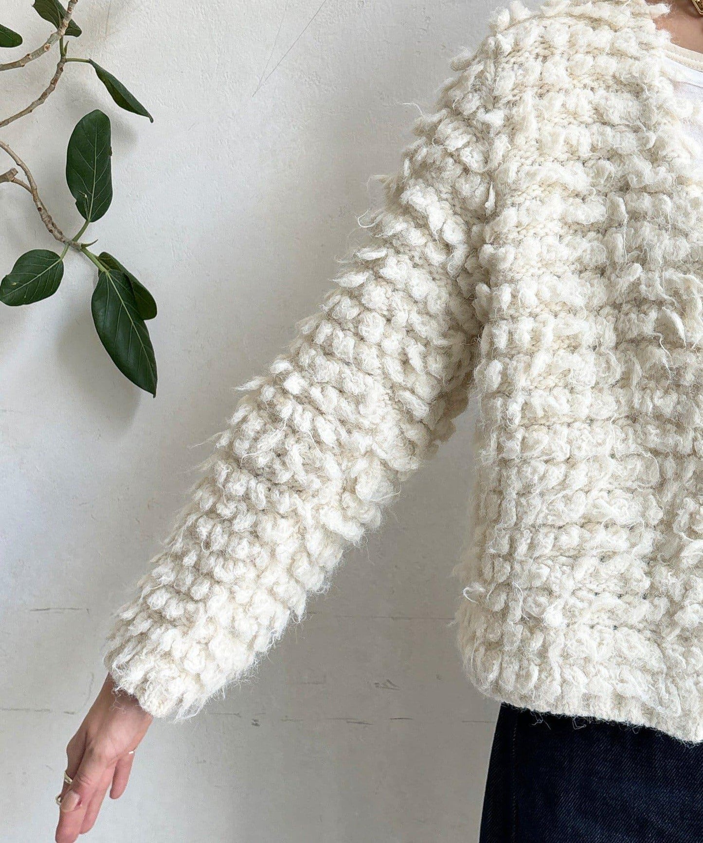 【DouDou】圈圈紗針織夾克