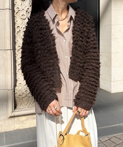 【DouDou】圈圈紗針織夾克