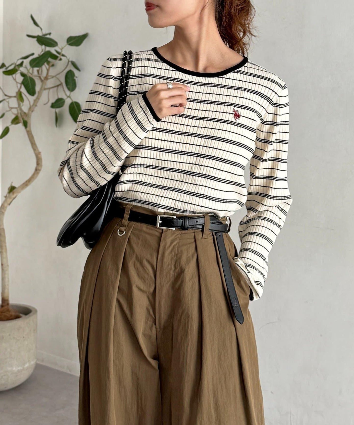 【U.S. POLO ASSN.】圓領羅紋針織衫