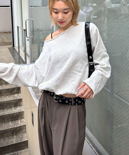 【AW】【EC限定】一字肩衛衣